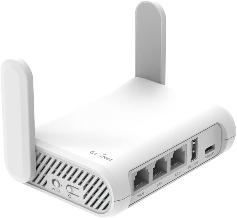 GL.iNet GL-SFT1200 (Opal) Portable WiFi Travel Router, Mini VPN Wireless Router for Fiber Optic Modem, Mobile Internet WiFi Repeater, Dual Band Openwrt Computer Routers, Home/Business/RV/Cruise - Image 2