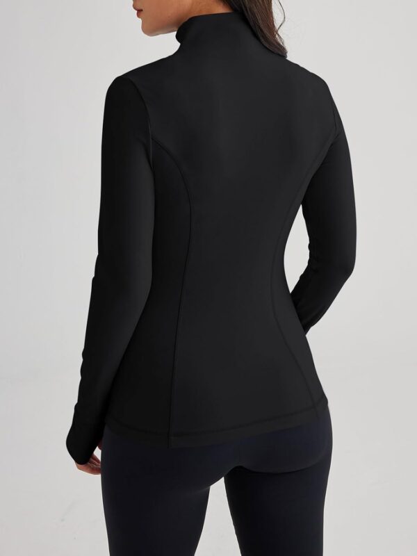 Trendy Queen Womens Lightweight Zip Up Jackets 2025 Athletic Hoodies Fall Gym Shirts Running Workout Clothes with Pocket - Image 5