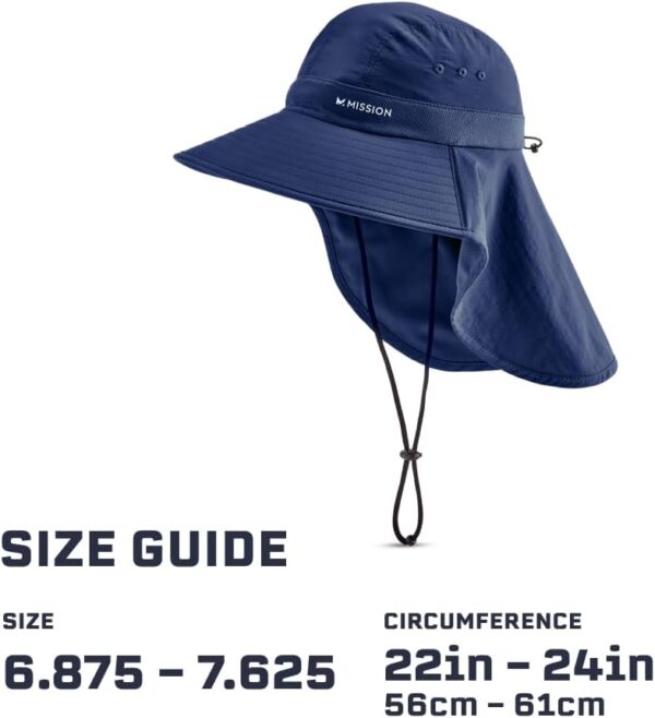 Cooling Sun Defender Sun Hat, UPF 50 UV Protection for Men Women, Wide Brim Outdoor Hat for Hiking, Fishing, Beach, Gardening - Image 7