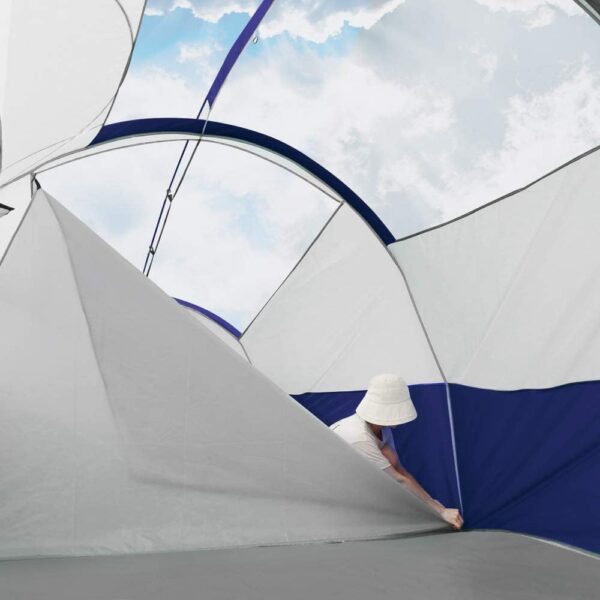 CAMPROS CP Tent 8 Person Camping Tents, Weather Resistant Family Tent, 5 Large Mesh Windows, Double Layer, Divided Curtain for Separated Room, Portable with Carry Bag - Image 5