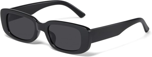 JASPIN Rectangle Sunglasses for Women Men Trendy Y2k Retro 90s Sun Glasses UV400 Protection Cool Square Frame - Image 2