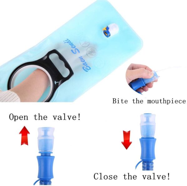 Hydration Pack with 2L Backpack Water Bladder - Great for Outdoor Sports of Running Hiking Camping Cycling Skiing - Image 6