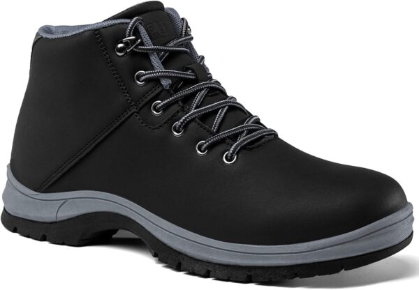 Mens Lightweight Hiking Boots Water Resistant Mid Ankle Work Casual Hiker Trekking Outdoor Boots Anti Slip Hiking Shoes - Image 2