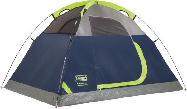 Coleman Sundome Camping Tent with Rainfly, 2/3/4/6 Person Tent Sets Up in 10 Mins, Weatherproof Shelter for Camping, Festivals, Backyard, Sleepovers, & More - Image 3