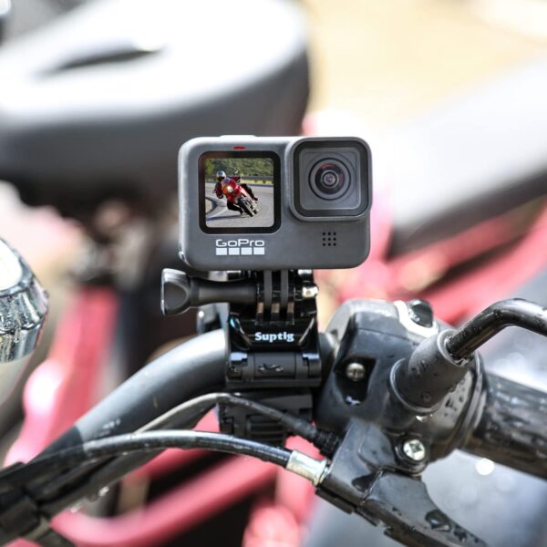 Suptig Jaws Flex Clamp Mount Gooseneck Mount for GoPro Hero 13 Hero 12 Hero 11 Hero 10 Hero 9 Hero 8 Hero 7 Hero 6 Hero 5 Hero 4 Session Hero 3+ Hero 3 Akaso EK7000 DJI osmo Arlo Action Camera. - Image 7