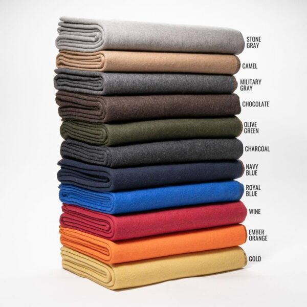 Arcturus Military Wool Blanket - Warm, Thick, Washable - Great for Outdoors, Camping, Stadium Blanket, Picnics, Travel - Car & Bushcraft Survival Kits - Image 7