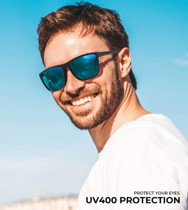 KALIYADI Polarized Sunglasses for Men, Lightweight Sun Glasses with UV Protection for Driving Fishing Golf - Image 3
