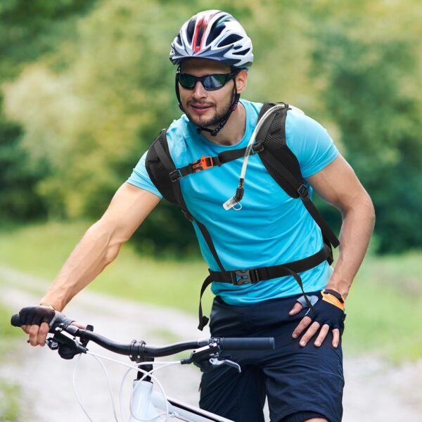 Hydration Backpack Hydration Pack Water Backpack with 2L(70-Ounce) Hydration Bladder for Men Women Kids for Running Hiking Biking Climbing - Image 7