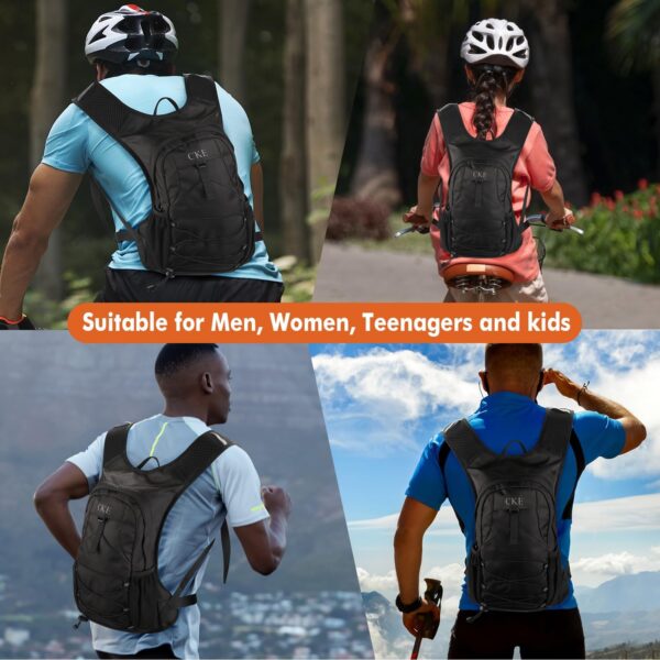Hydration Backpack Hydration Pack Water Backpack with 2L(70-Ounce) Hydration Bladder for Men Women Kids for Running Hiking Biking Climbing - Image 8