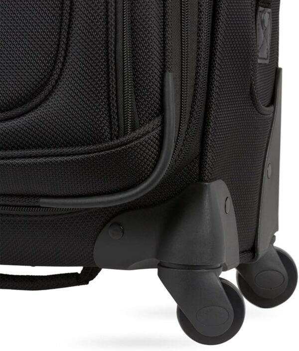 SwissGear Sion Softside Expandable Luggage, Black, Checked-Large 29-Inch - Image 10