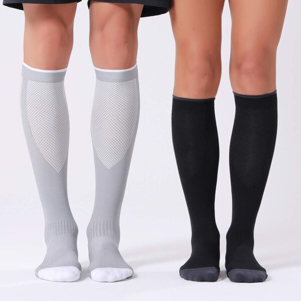 FITRELL 3 Pairs Compression Socks for Women and Men 20-30mmHg-Circulation Support Socks - Image 7