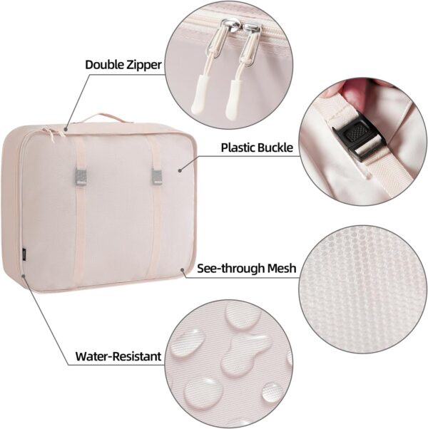 BAGAIL 6 Set/8 Set/10 Set Packing Cubes Various Sizes Packing Organizer for Travel Accessories Luggage Carry On Suitcase - Image 6