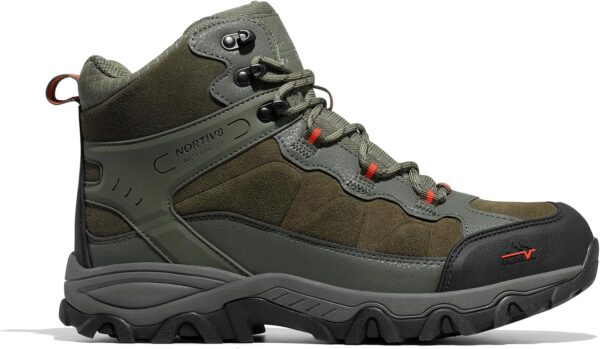 NORTIV 8 Men's Waterproof Hiking Boots Outdoor Mid Trekking Lightweight Mountaineering Shoes Paladin - Image 4