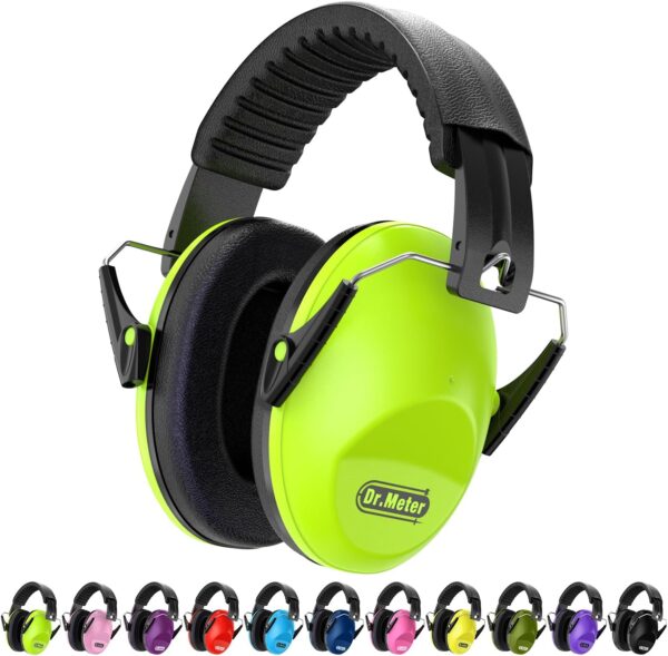 Dr.meter Ear Muffs for Noise Reduction: 27.4SNR Noise Cancelling Headphones for Kids Adults, EM100 Adjustable Hearing Protection Earmuffs for Monster Jam, Autism Sensory, Concerts, Fireworks - Image 2
