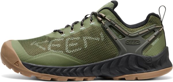 KEEN Men's Low-Top Sneakers Hiking Shoes, Bronze Green Brindle, 15 - Image 4