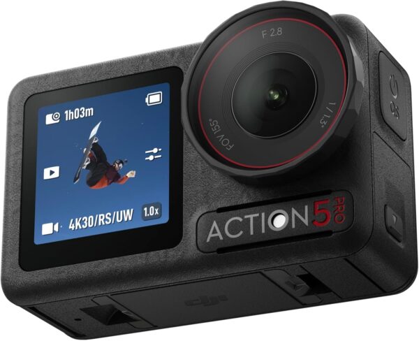 DJI Osmo Action 5 Pro Essential Combo, Waterproof Action Camera with 1/1.3" Sensor, 4K/120fps Video, Subject Tracking, Stabilization, Dual OLED Touchscreens, Action Camera 4K Ideal for Sports, Vlog - Image 2