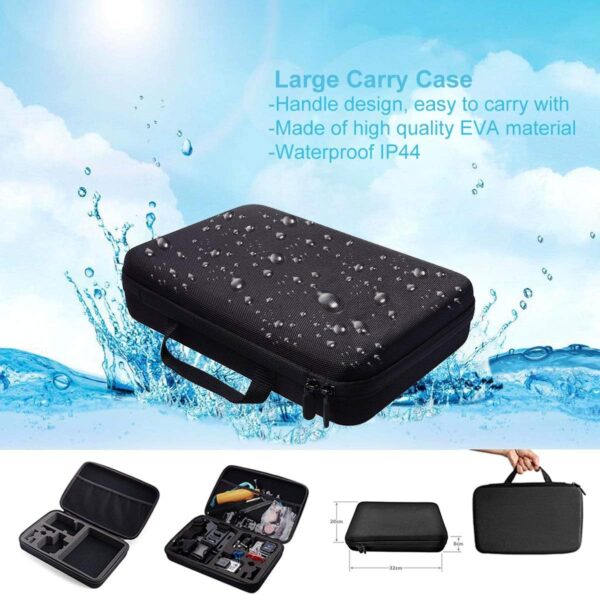 61 in 1 Action Camera Accessories Kit for GoPro Hero 13 12 11 10 9 8 7 6, Gopro Max, GoPro Fusion, Xiaomi, Insta360, DJI Osmo Action, AKASO APEMAN, Campark, SJCAM - Image 7