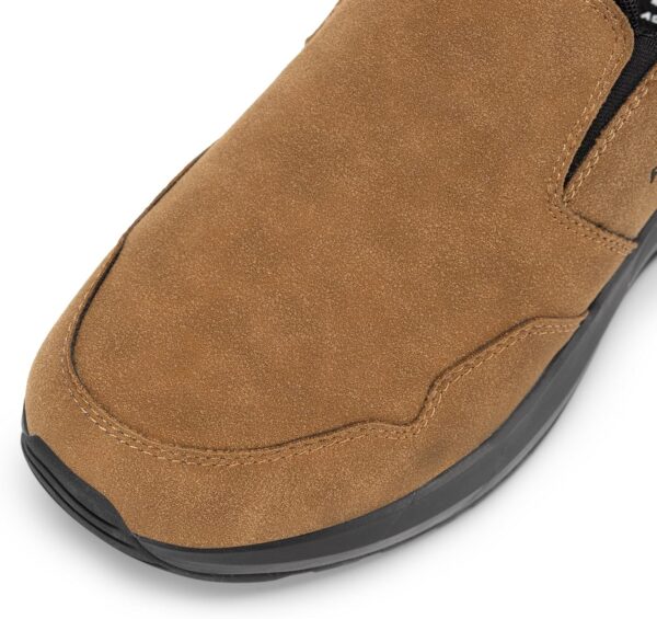 FitVille Men's Wide Slip on Shoes for Men Hiking Shoes Go Walking Shoes Loafers Trekking Trails Sneakers with Arch Support - Image 7
