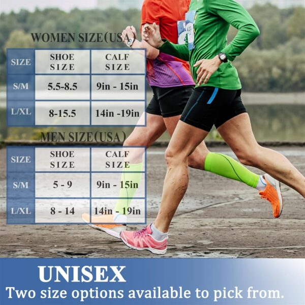 CHARMKING Compression Socks for Women & Men Circulation (3 Pairs) 15-20 mmHg is Best Support for Athletic Running Cycling - Image 7
