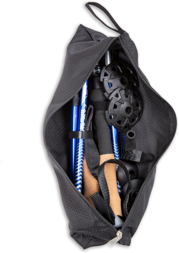 Cascade Mountain Tech Lightweight Aircraft-Grade Aluminum Trekking Poles with Extended Down Grip Plus Tip Kit - Image 7
