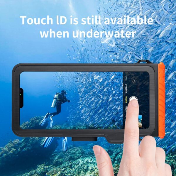 Waterproof Selfie Stick with Phone Case - Professional Underwater Touchscreen Case, Universal Bluetooth Selfie Stick for All Phones, Perfect for Snorkeling, Swimming & Travel - Image 4