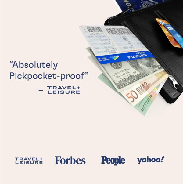 Shacke Hidden Travel Belt Wallet w/RFID Blocker - Image 3