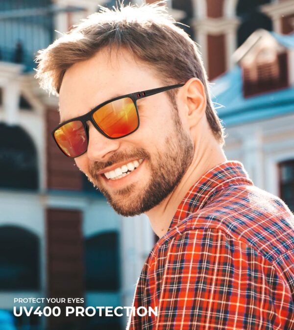 KALIYADI Polarized Sunglasses for Men, Lightweight Sun Glasses with UV Protection for Driving Fishing Golf - Image 4