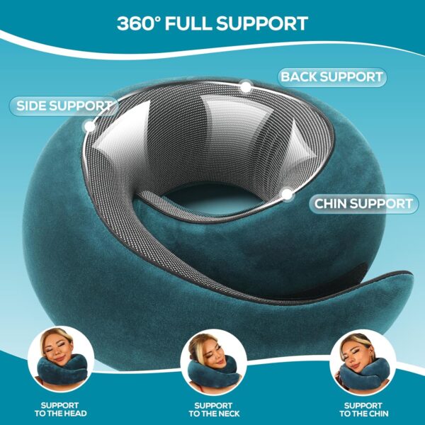 Travle Pillow Airplane,2025 New Travel Neck Pillow，Neck Pillowtraveling Suitable for Airplanes,Offices and Cars，Home Use | Ideal for Adults and Kids - Image 3