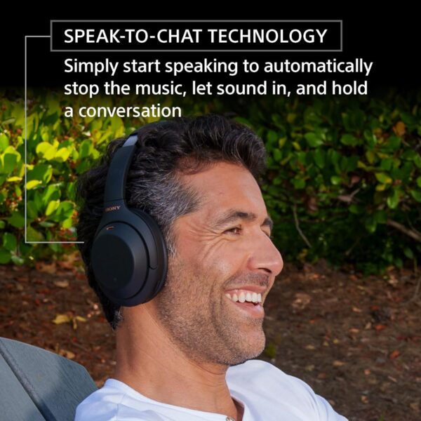 Sony WH-1000XM4 Wireless Premium Noise Canceling Overhead Headphones with Mic for Phone-Call and Alexa Voice Control, Midnight Blue WH1000XM4 - Image 6
