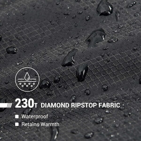 KingCamp Sleeping Bag for Adults, Cold Weather & Warm Extra Wide Big & Tall XL Portable Waterproof Flannel Sleeping Bags, Essentials Gear Accessories for Camping Backpacking Hiking Indoor & Outdoor - Image 7