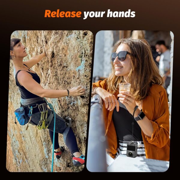 Camera Wrist Strap - Universal 1/4" Thread Screw Safety Strap Compatible with DJI Osmo 360, INSTA 360 X5/4, Action 5 Pro, Go Pro Hero Accessories, Soft Anti-Slip Wristband - Image 5
