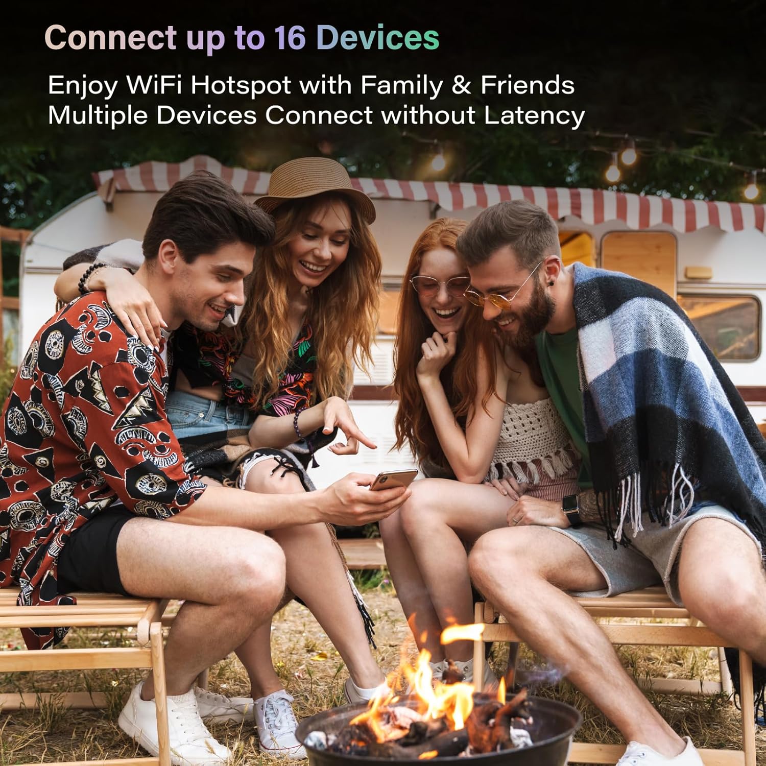 GlocalMe Numen Air 5G Mobile Hotspot, Portable WiFi Hotspot for Travel in 200+ Countries, Ultra High Speed Pocket Hotspot Device with Speed Up to 2.5Gbps, No SIM Card Required, 16 Connected Devices - Image 6