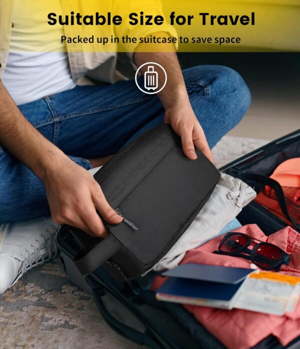 Vorspack Travel Toiletry Bag for Men - Hanging Toiletries Bag Water Resistant Travel Bag for Toiletries Accessories - Image 8