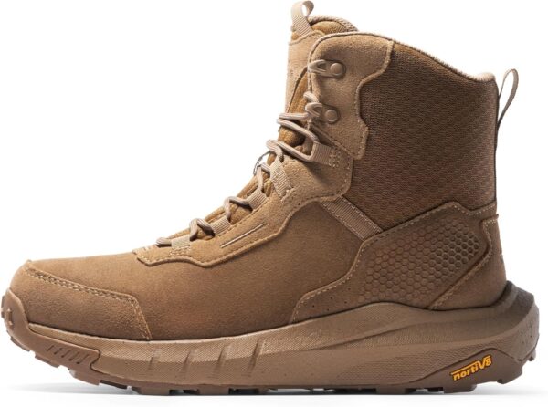 NORTIV 8 Men's Waterproof Tactical Work Boots Cushion Sole Lightweight Leather Combat Boots with Arch Support Non-Slip Military Motorcycle Hiking Boots HydroRange - Image 9