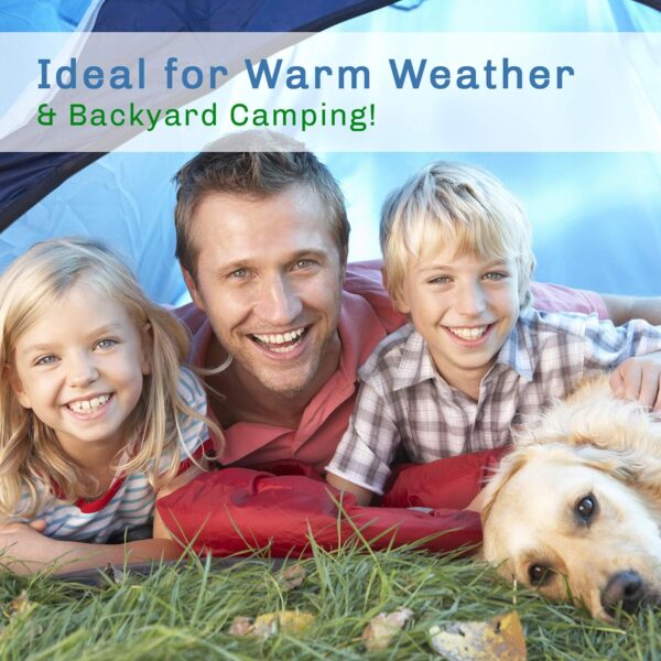 2-Person Dome Tent – Easy Set Up Shelter with Rain Fly and Carrying Bag for Camping - Image 6