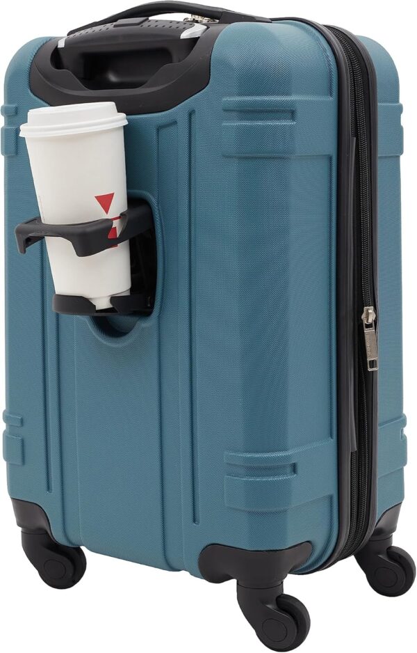 Wrangler Astral Hardside Luggage, Hydro, 20-Inch Carry-On - Image 3