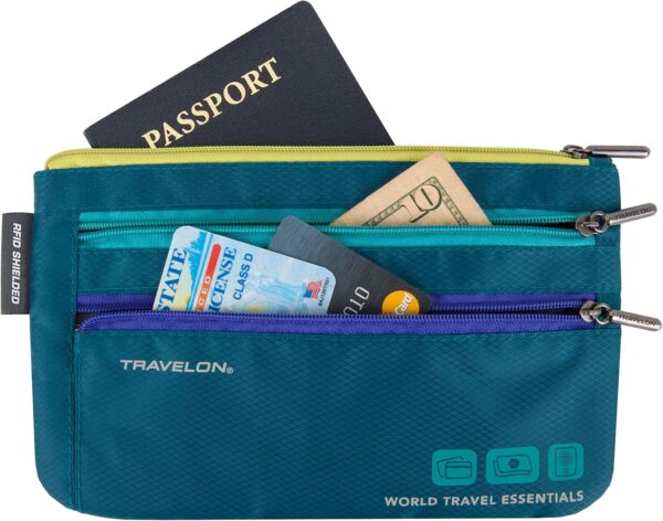 Travelon World Travel Essentials Set of 2 Currency and Passport Organizers - Image 8