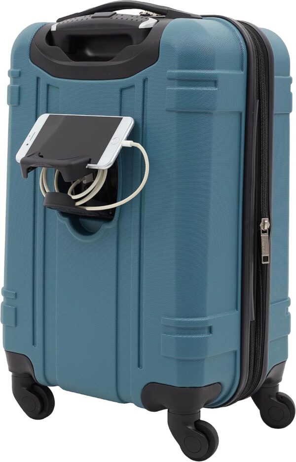 Wrangler Astral Hardside Luggage, Hydro, 20-Inch Carry-On - Image 4