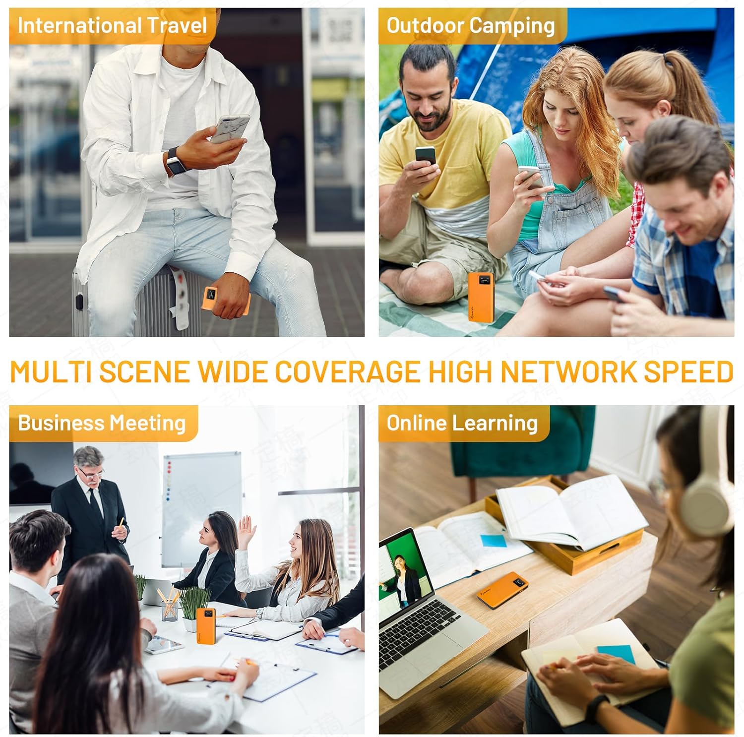 RoamWiFi 4G LTE WiFi Mobile Hotspot Router, Worldwide Portable High Speed Hotspot with US 100GB & Global 1GB Data 90Day,Connects Up to 10 Devices Pocket Hotspot for Travel in 170+ Countries - Image 8
