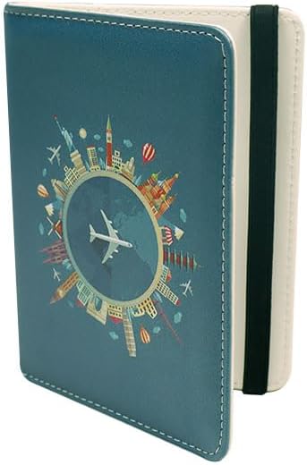 Passport Holder for Travel Essentials,World Travel Passport Cover Personalized Leather Wallet, Global Dream Men Women Birthday Christmas Gift - Image 6