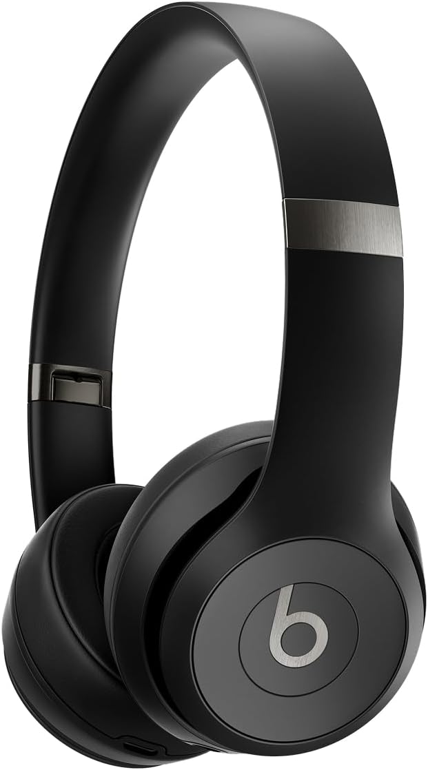Beats Solo 4 - Wireless Bluetooth On-Ear Headphones, Apple & Android Compatible, Up to 50 Hours of Battery Life - Matte Black - Image 2