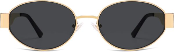 SOJOS Retro Oval Sunglasses for Women Trendy Classic Shades UV400 Protection SJ1256 - Image 5