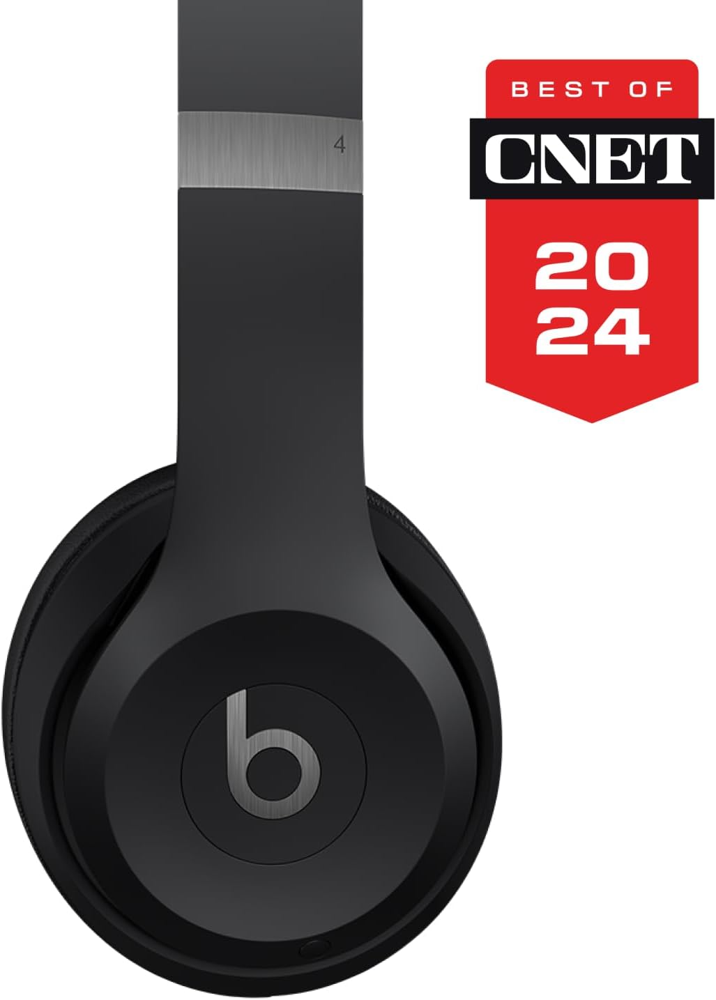 Beats Solo 4 - Wireless Bluetooth On-Ear Headphones, Apple & Android Compatible, Up to 50 Hours of Battery Life - Matte Black - Image 3