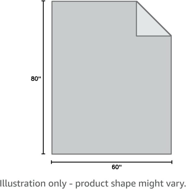 Bedsure GentleSoft Fleece Blanket Twin Size Grey - 300GSM Lightweight Plush Fuzzy Cozy Soft Warm Blanket for Bed, Sofa, Couch, Travel, Camping, 60x80 inches - Image 11