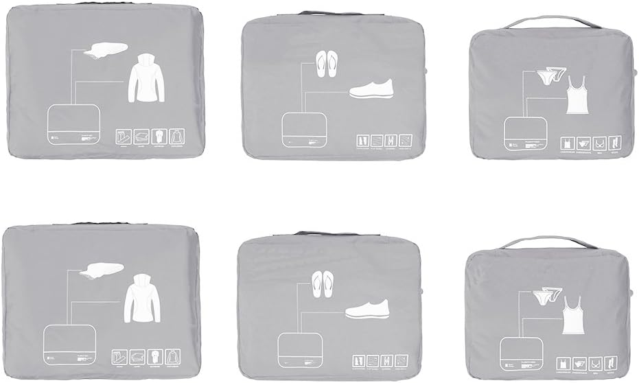Packing Cubes Set Travel Luggage Organizers Suitcase Lightweight Accessories - Image 4