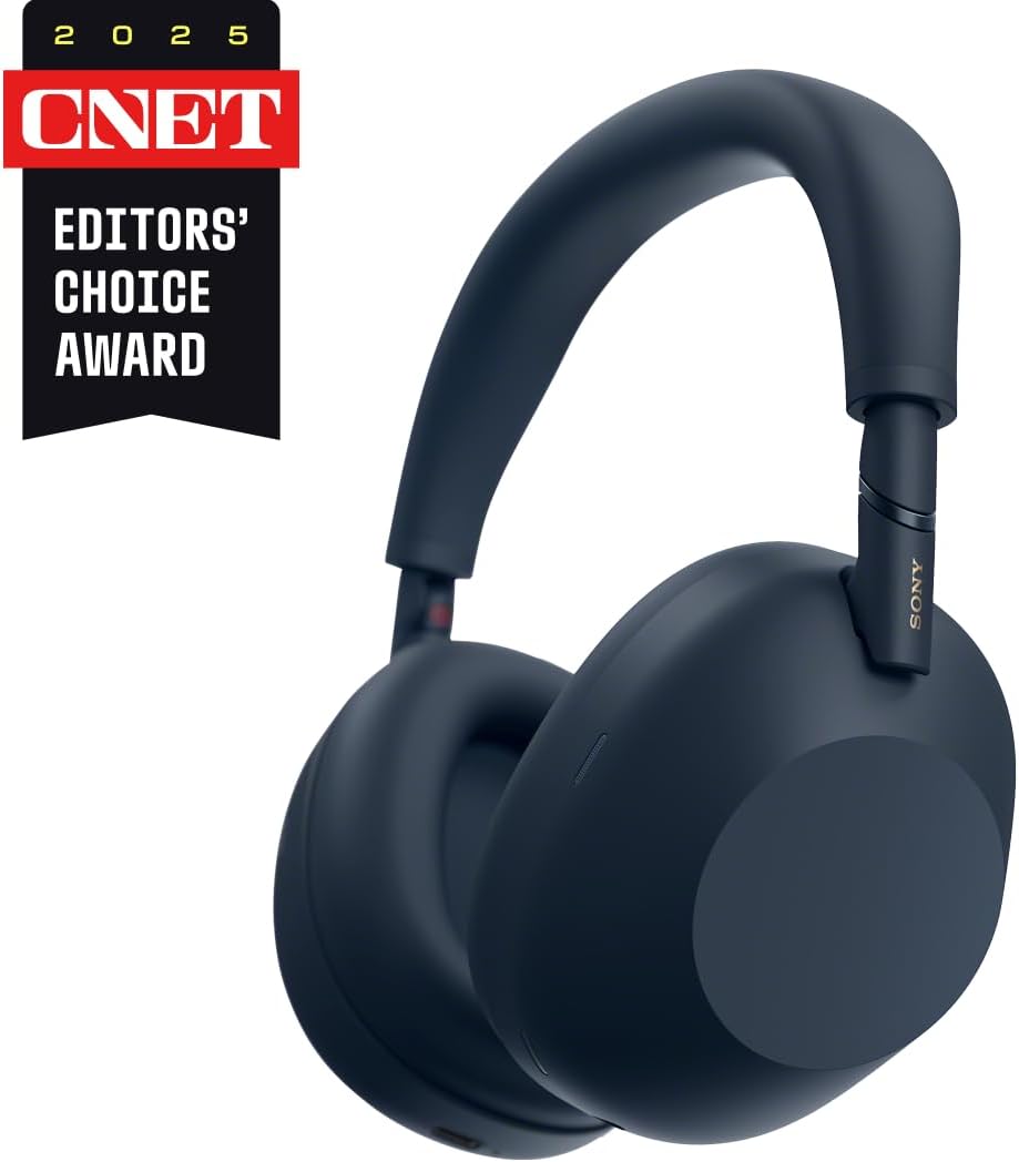 Sony WH-1000XM6 The Best Noise Canceling Wireless Headphones, HD NC Processor QN3, 12 Microphones, Adaptive NC Optimizer, Mastered by Engineers, Studio-Quality, 30-Hour Battery, Midnight Blue - Image 7