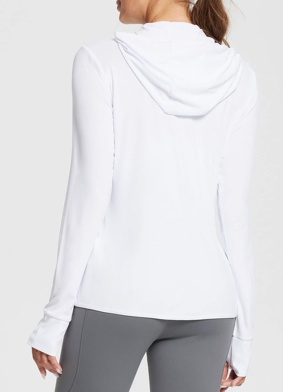 baleaf Women's Sun Protection Jacket Hoodie Clothing Lightweight Long Sleeve Sun Cover Up Shirt - Image 3