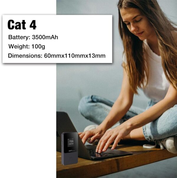 MITwireless T8+ Portable WiFi Hotspot | 4G LTE Mobile Internet & Travel Router for USA & 200+ Countries | No SIM or Contract - 10GB USA Data for 30 Days - Multi-Carrier & Connects up to 8 Devices - Image 7