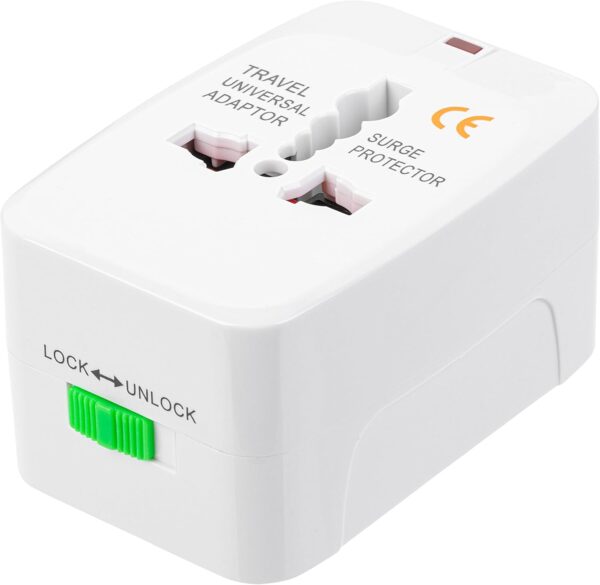 Bates- Universal Adapter for Travel, Compact International Power Adapter for USA, EU, UK, Australia, and India Outlets, All in One - Image 9