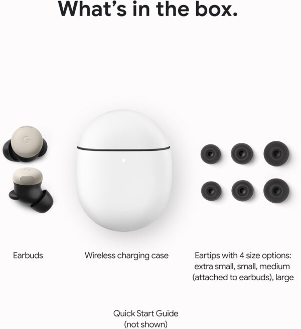 Google Pixel Buds Pro 2 - Wireless Earbuds with Active Noise Cancellation – Bluetooth Headphones - Porcelain - Image 12